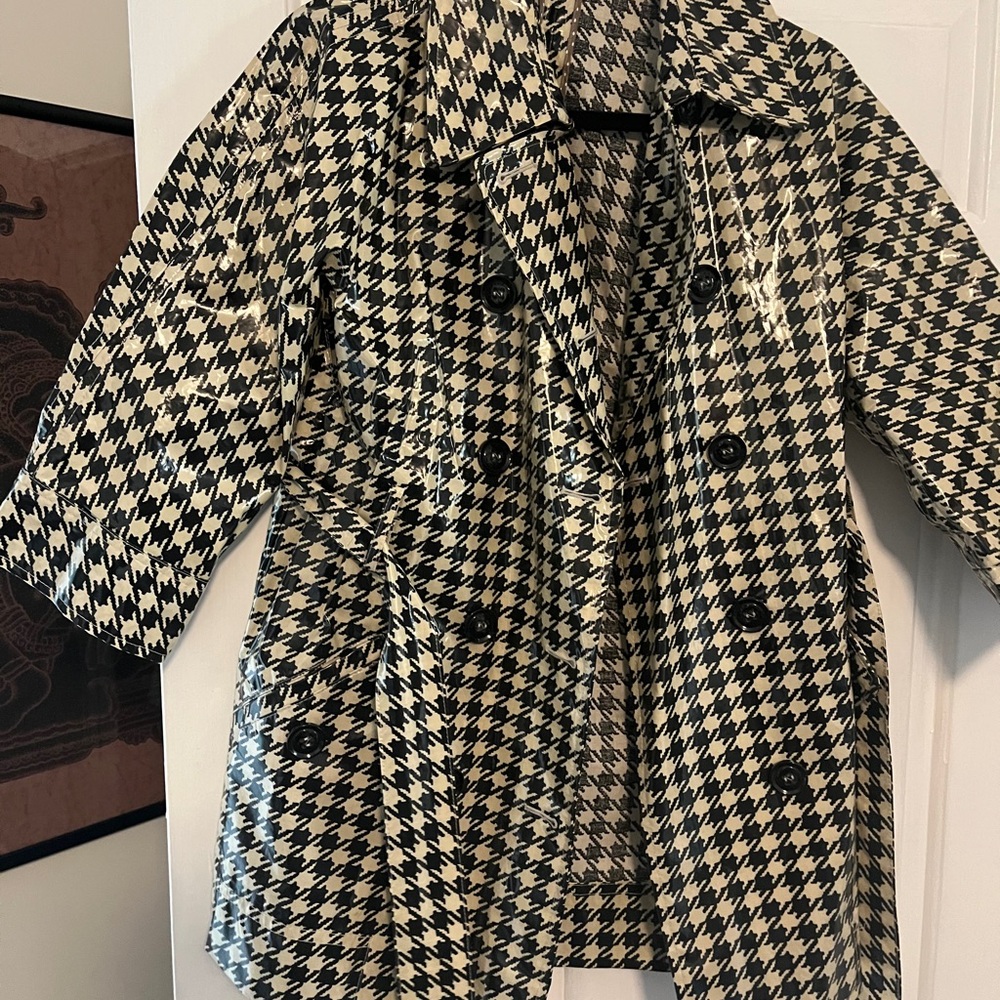Max Mara Houndstooth Double-Breasted Women's Coat